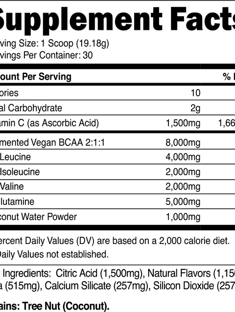 Transparent Labs BCAA Glutamine