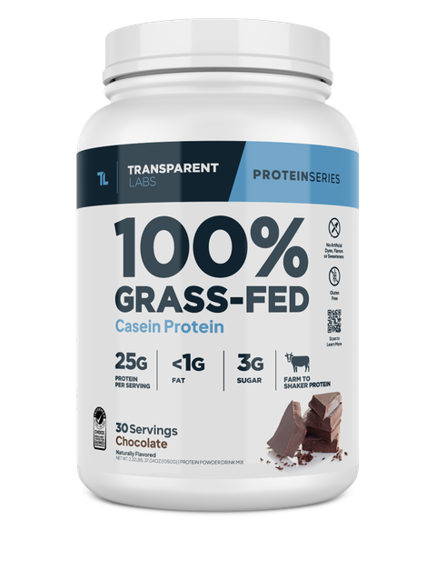 Transparent Labs 100% Grass-Fed Casein Protein