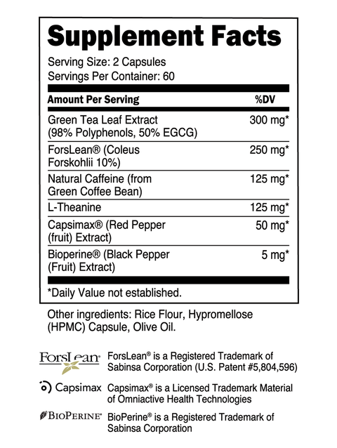 Transparent Labs Body Recomp - Fat Burner