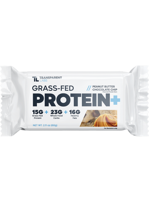 Transparent Labs Grass-Fed Protein+ Bars