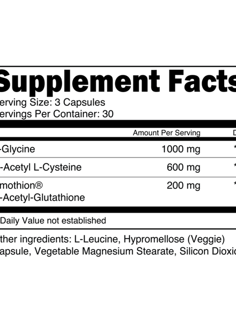 Transparent Labs NAC + Glycine