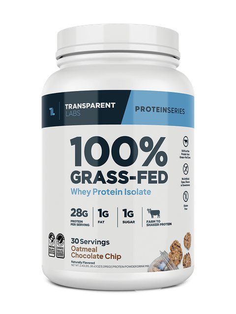 Transparent Labs 100% Grass-Fed Whey Protein Isolate - 2lbs